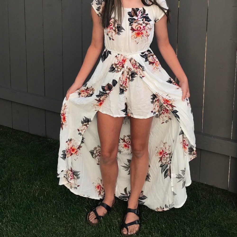 FLORAL ROMPER DRESS😍